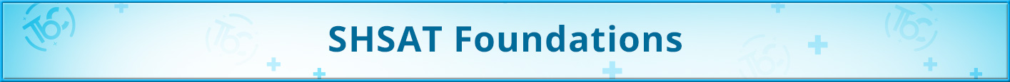 SHSAT Foundations Banner